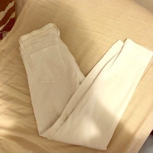 White Paige Verdungo Ankle Skinny Jean